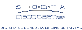 SICOTA© | Sistema de Consulta OnLine de Tarifas